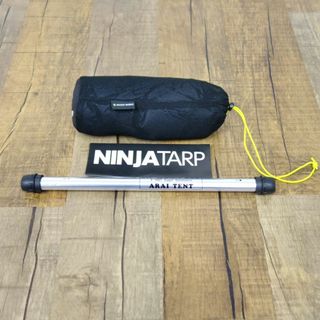 極美品 パーゴワークス PAAGO WORKS NINJA TARP ニンジャ タープ アライテント コンパクトポール 150cm セット 日除け キャンプ アウトドア(テント/タープ)