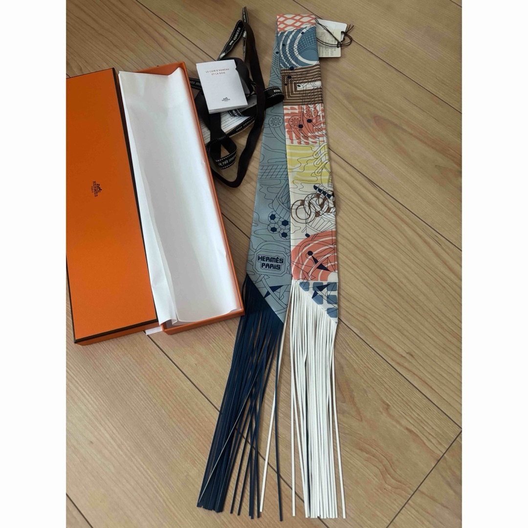 Hermes(エルメス)のエルメス フリンジ ツイリー スカーフバンダナ レディースのファッション小物(バンダナ/スカーフ)の商品写真