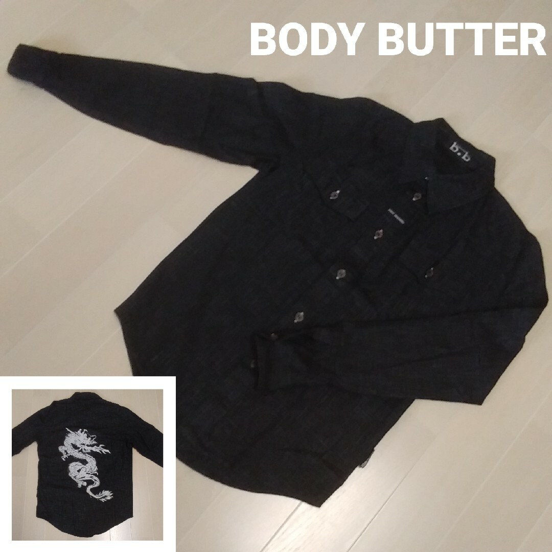 【BODY BUTTER】龍 ドラゴン バックプリント 長袖 シャツ メンズのトップス(シャツ)の商品写真