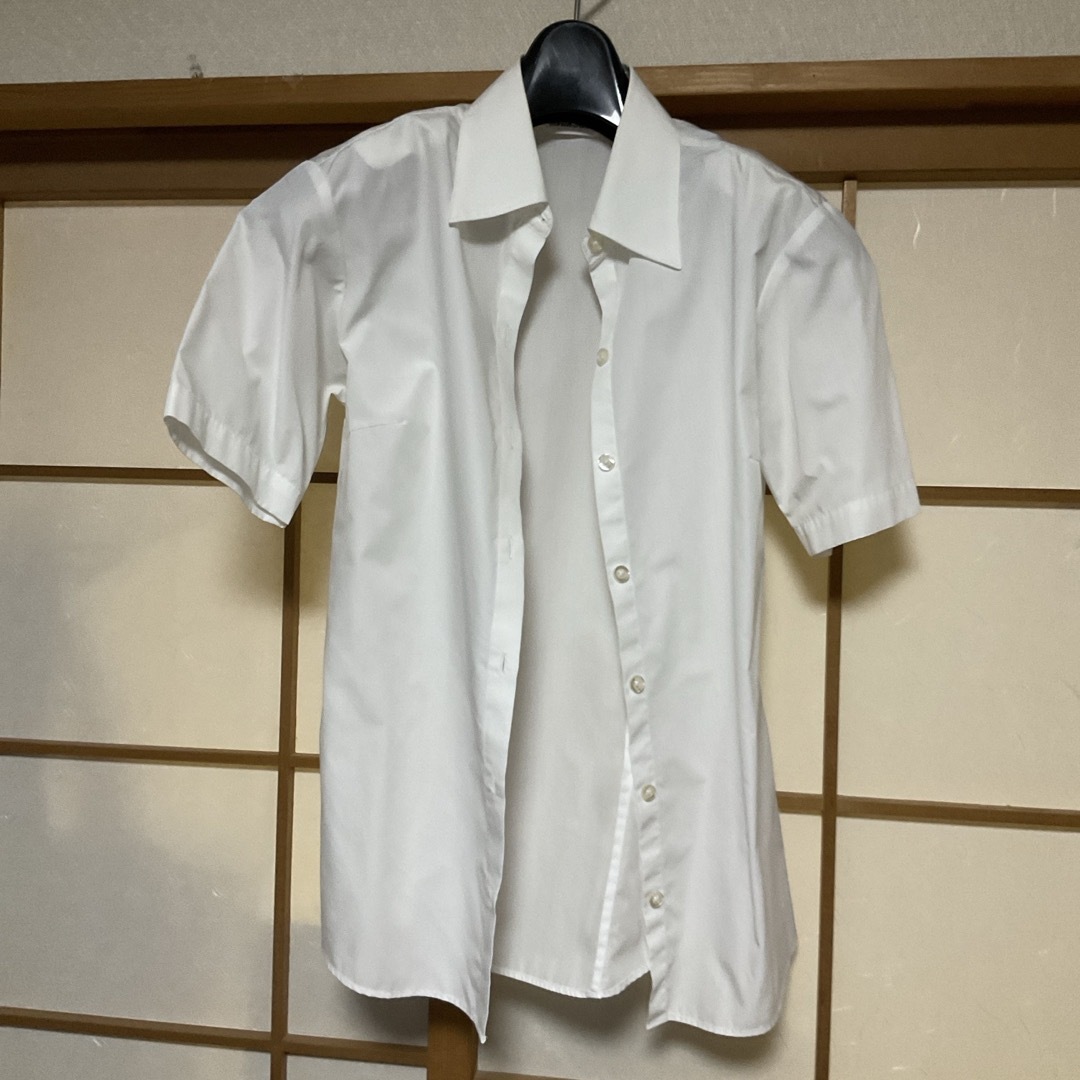 BRICK HOUSE by Tokyo Shirts(ブリックハウスバイトウキョウシャツ)の半袖　白シャツ レディースのトップス(シャツ/ブラウス(半袖/袖なし))の商品写真