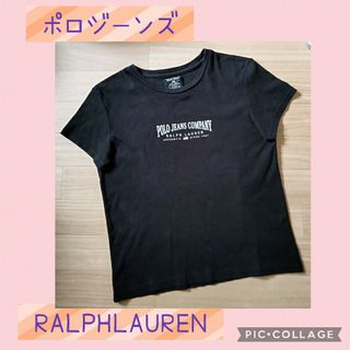 ポロ(POLO（RALPH LAUREN）)のポロジーンズカンパニー 黒Ｔシャツ Ｍ RALPH LAUREN(Tシャツ(半袖/袖なし))