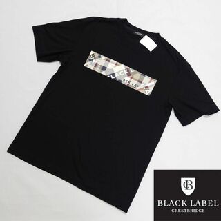 ブラックレーベルクレストブリッジ(BLACK LABEL CRESTBRIDGE)の【新品未使用】ブラックレーベルクレストブリッジ チェックロゴ半袖Tシャツ M(Tシャツ/カットソー(半袖/袖なし))