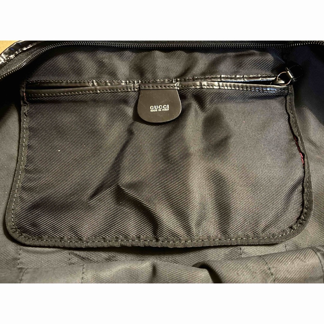 Gucci(グッチ)のGUCCI ツーウェイナイロン、レザーボストンバック メンズのバッグ(ボストンバッグ)の商品写真