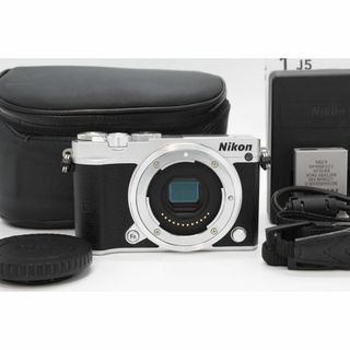 Nikon - ＜＜別売ケース付き！！＞＞【美品】NIKON ニコン ミラーレス一眼 Nikon1 J5 ボディ シルバー J5SL #LE2024314