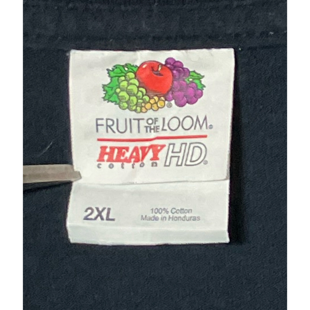 FRUIT OF THE LOOM(フルーツオブザルーム)のアメリカ古着 FRUIT OF THE LOOM 2XLsizeブラックTシャツ メンズのトップス(Tシャツ/カットソー(半袖/袖なし))の商品写真