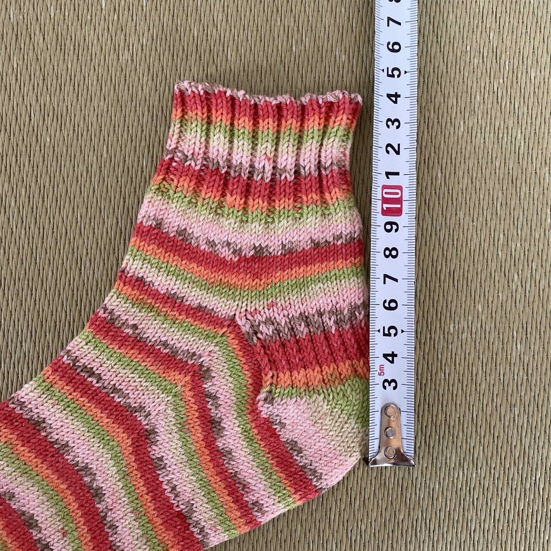 手編み靴下⭐︎    春夏用 ハンドメイドのファッション小物(レッグウェア)の商品写真