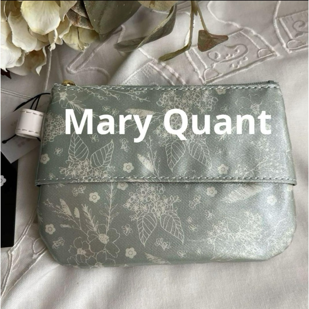 MARY QUANT(マリークワント)の新品 マリークワント スプリングブルームティッシュケースポーチ グリーン レディースのファッション小物(ポーチ)の商品写真