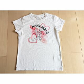 Tシャツ　ディズニー　130　ミニー　かわいい(Tシャツ/カットソー)