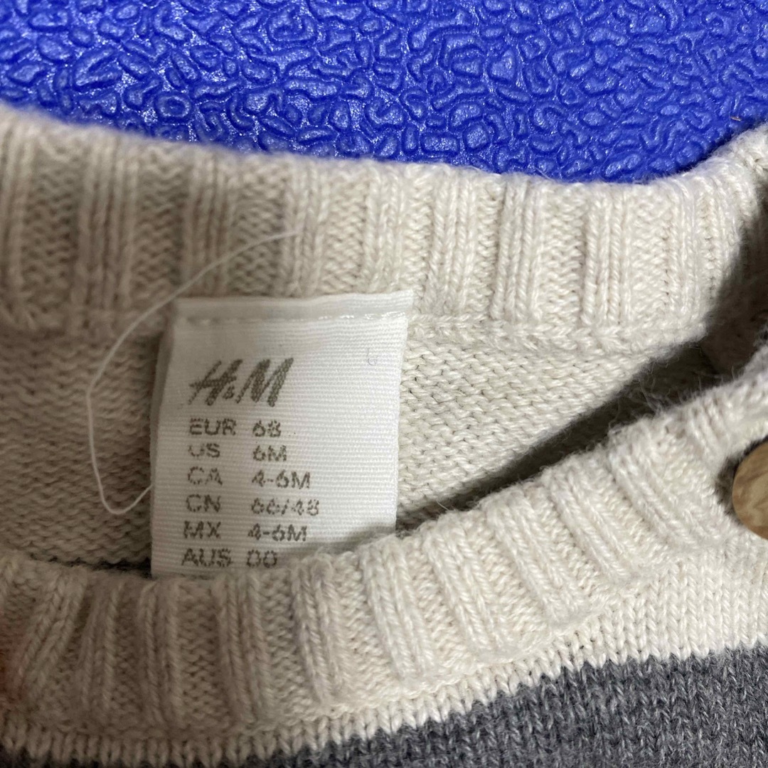 H&M(エイチアンドエム)のH＆Mベビー服 キッズ/ベビー/マタニティのベビー服(~85cm)(ニット/セーター)の商品写真