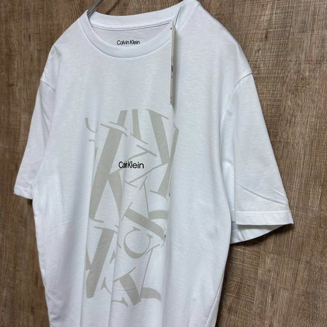 Calvin Klein(カルバンクライン)の【新品】Calvin Klein カルバンクライン　Tシャツ　モノグラムロゴ　M メンズのトップス(Tシャツ/カットソー(半袖/袖なし))の商品写真