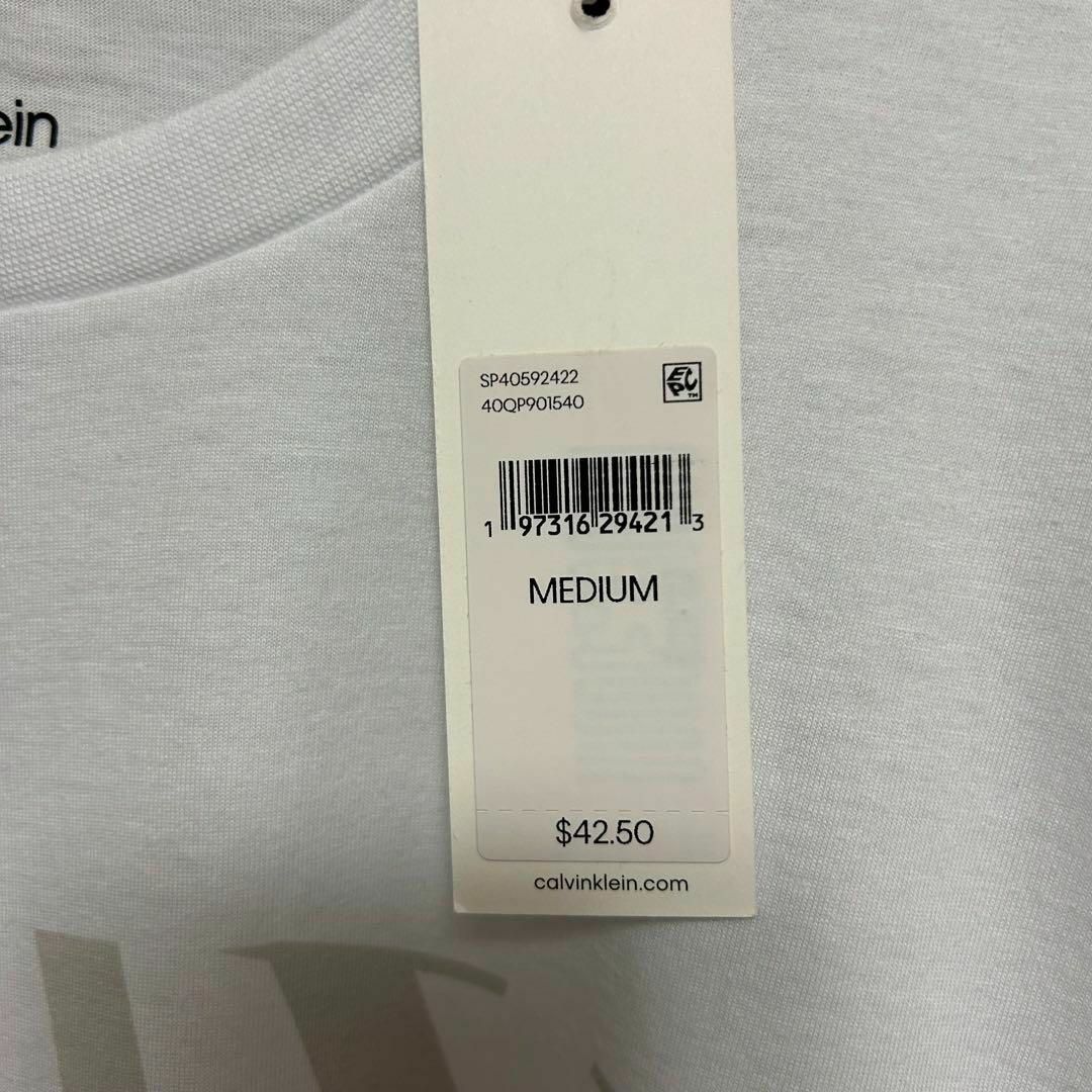 Calvin Klein(カルバンクライン)の【新品】Calvin Klein カルバンクライン　Tシャツ　モノグラムロゴ　M メンズのトップス(Tシャツ/カットソー(半袖/袖なし))の商品写真