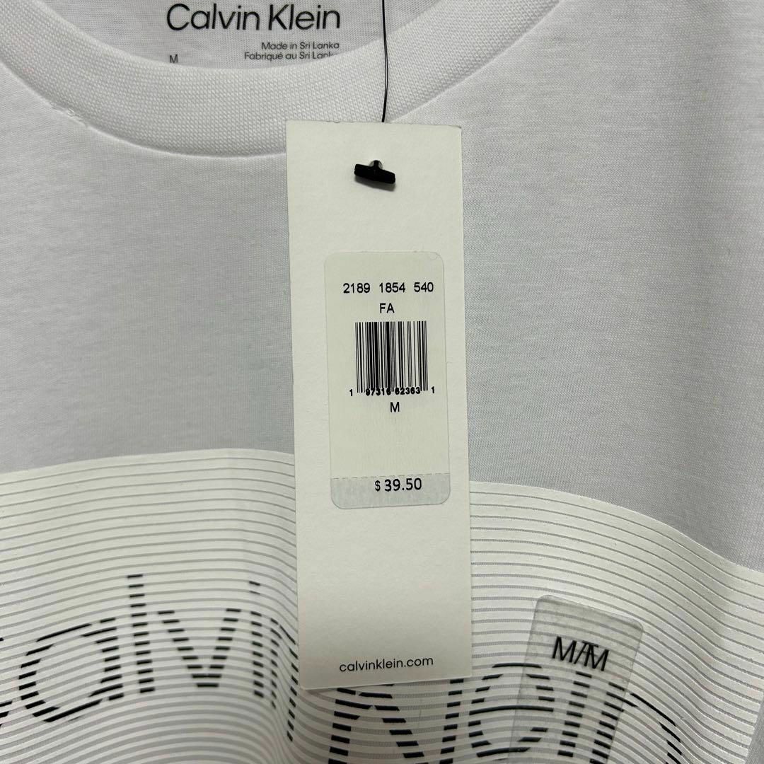 Calvin Klein(カルバンクライン)の【新品】Calvin Klein カルバンクライン　Tシャツ　グリッドロゴ　M メンズのトップス(Tシャツ/カットソー(半袖/袖なし))の商品写真