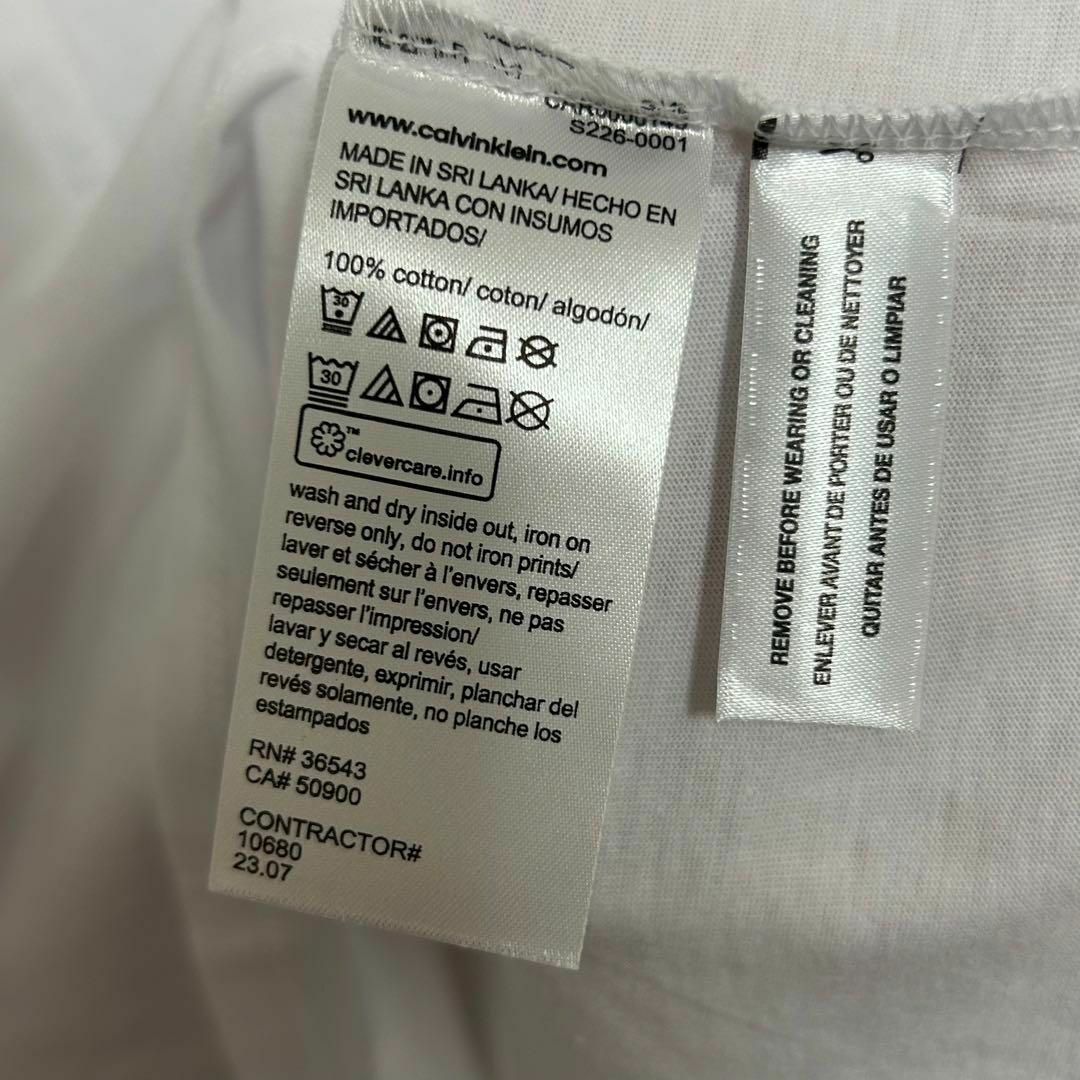 Calvin Klein(カルバンクライン)の【新品】Calvin Klein カルバンクライン　Tシャツ　グリッドロゴ　M メンズのトップス(Tシャツ/カットソー(半袖/袖なし))の商品写真