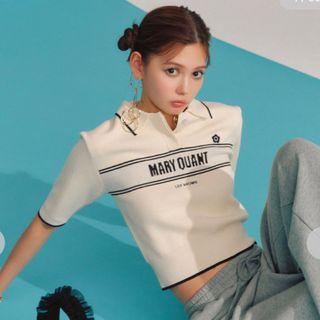 リリーブラウン(Lily Brown)の【LILY BROWN×MARY QUANT】ポロニットプルオーバー(ポロシャツ)