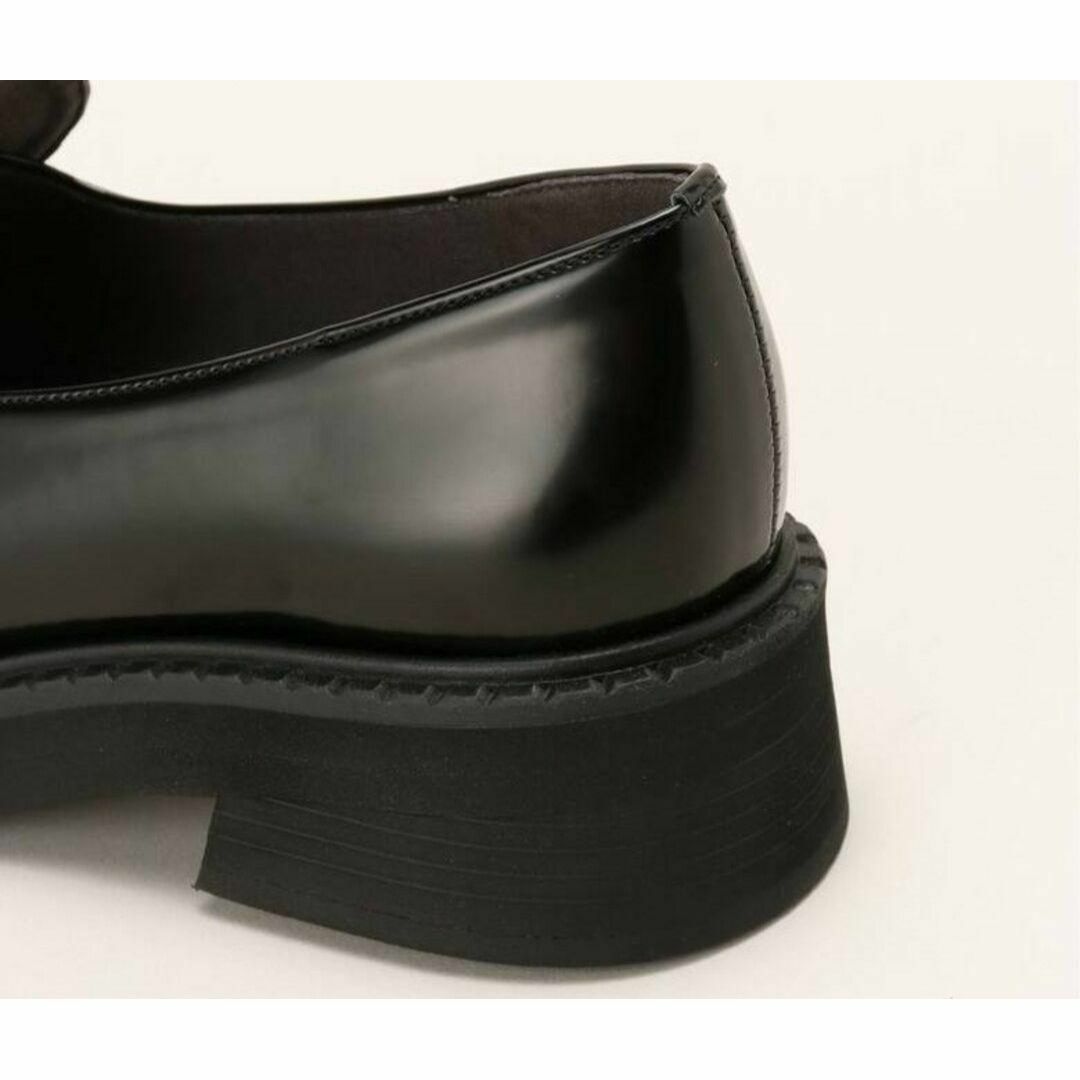 Le Talon(ルタロン)のGRISEメタルツキボリュームローファー　ブラック　24.5 レディースの靴/シューズ(ローファー/革靴)の商品写真