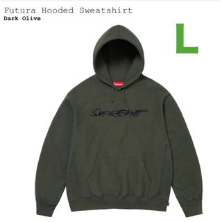 シュプリーム(Supreme)のLサイズ Futura Hooded Sweatshirt ダークオリーブ(パーカー)