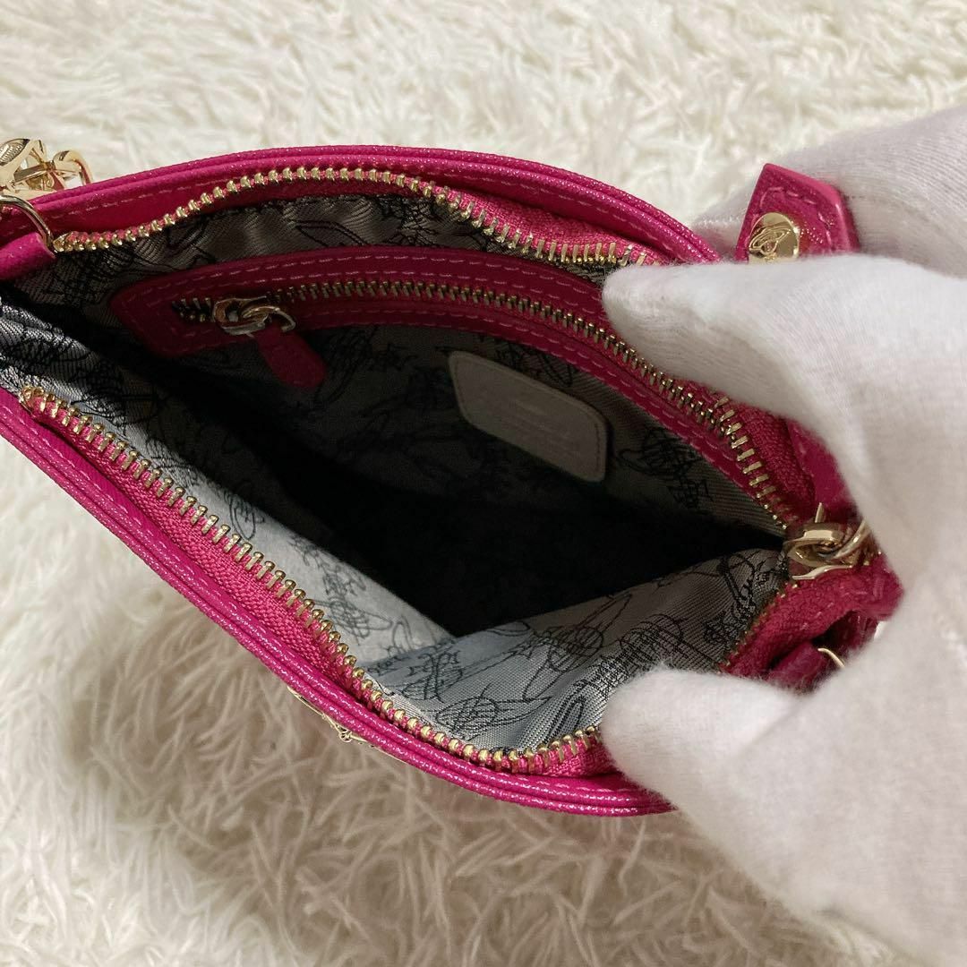 Vivienne Westwood(ヴィヴィアンウエストウッド)の⭐極美品⭐ヴィヴィアンウエストウッド ショルダーバッグ サコッシュ オーブ レディースのバッグ(ショルダーバッグ)の商品写真