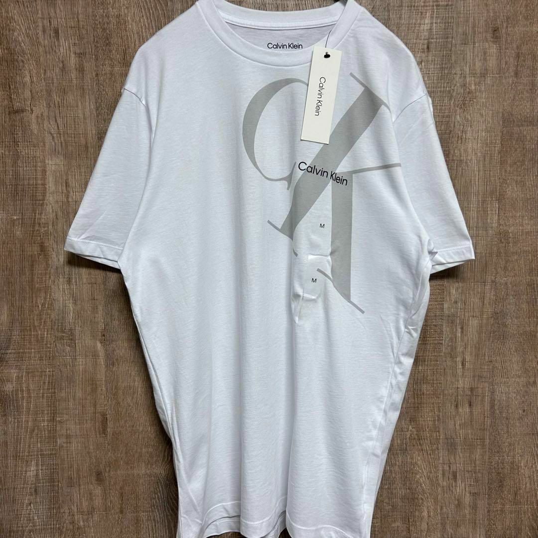 Calvin Klein(カルバンクライン)の【新品】Calvin Klein カルバンクライン　Tシャツ　ビッグロゴ　M メンズのトップス(Tシャツ/カットソー(半袖/袖なし))の商品写真