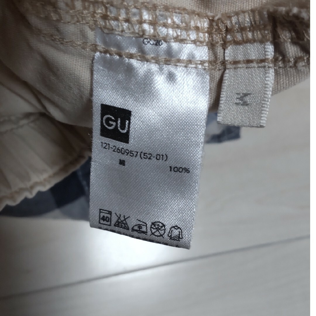 GU(ジーユー)のハーフパンツ2枚セット♪130 キッズ/ベビー/マタニティのキッズ服男の子用(90cm~)(パンツ/スパッツ)の商品写真