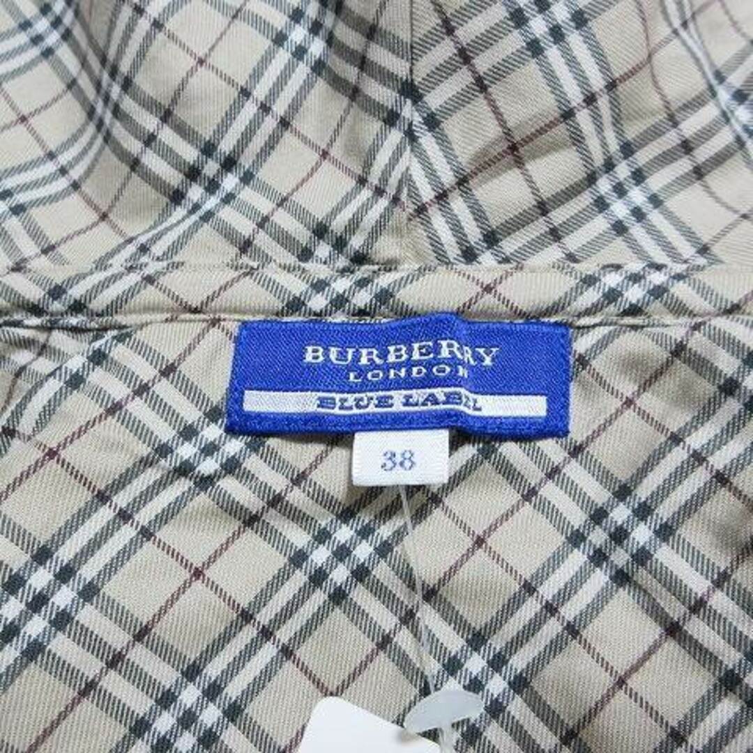 BURBERRY BLUE LABEL(バーバリーブルーレーベル)のバーバリーブルーレーベル タグ付き 半袖 パーカー ジップアップ ■GY14  レディースのトップス(パーカー)の商品写真