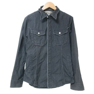 バーバリーブラックレーベル(BURBERRY BLACK LABEL)のバーバリーブラックレーベル シャツ 長袖 衿ワイヤー ノバチェック M■GY14(シャツ)