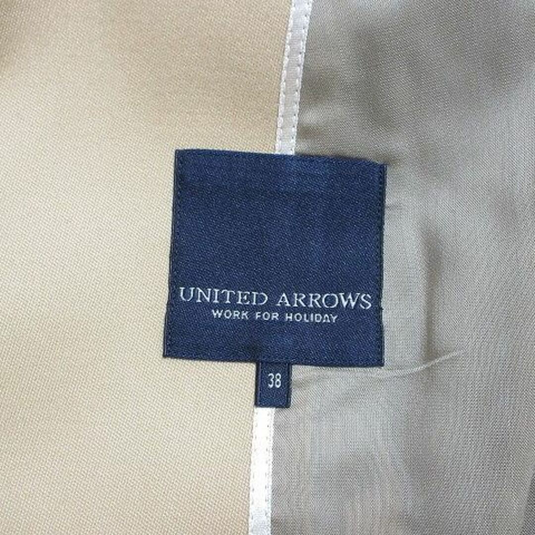 UNITED ARROWS(ユナイテッドアローズ)のユナイテッドアローズ テーラード ジャケット シングル 2B 総裏地 ■GY14 レディースのジャケット/アウター(テーラードジャケット)の商品写真