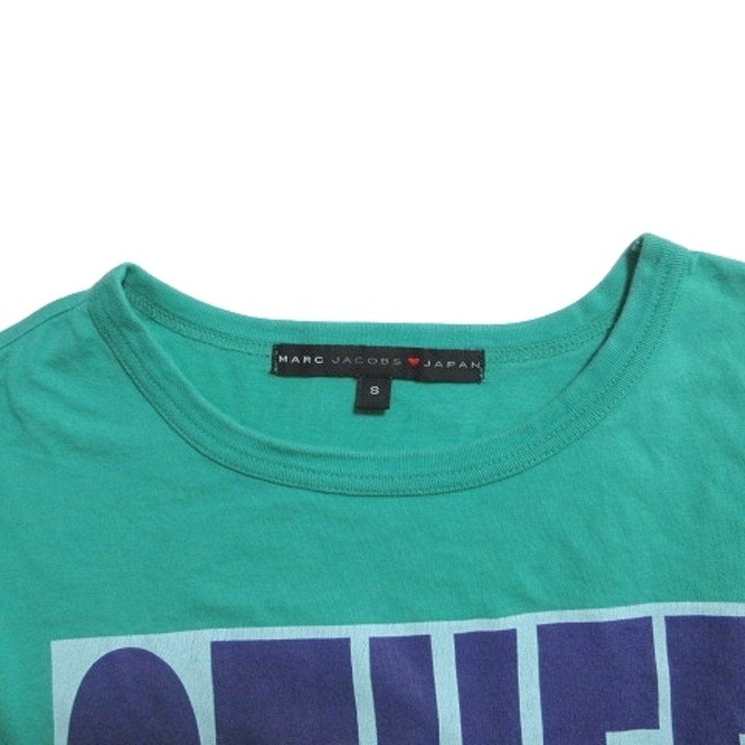 MARC JACOBS(マークジェイコブス)のマークジェイコブス 半袖 Ｔシャツ カットソー プリント S 緑 ■GY14 レディースのトップス(Tシャツ(半袖/袖なし))の商品写真