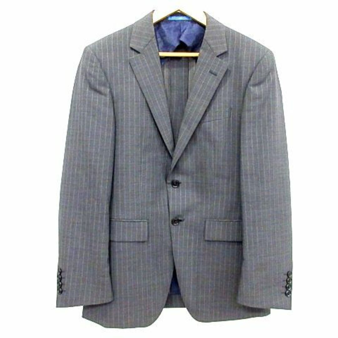 ORIHICA(オリヒカ)のオリヒカ ウォッシャブル ジャケット ストライプ A6 グレー ■GY09 メンズのスーツ(スーツジャケット)の商品写真