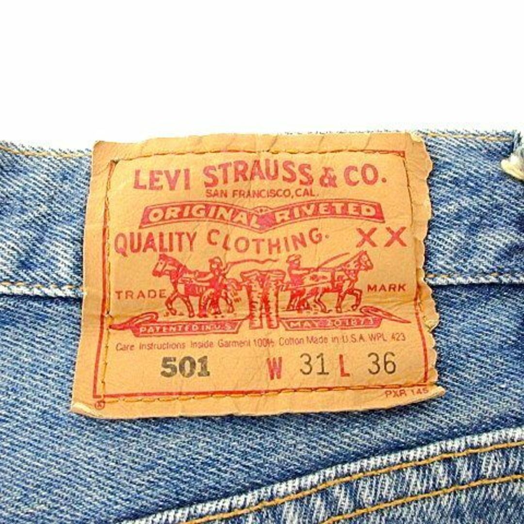 Levi's(リーバイス)のリーバイス 90S USA製 501 デニム パンツ W31 L36 IBO51 メンズのパンツ(デニム/ジーンズ)の商品写真