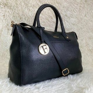 フルラ(Furla)の⭐フルラ⭐ショルダーバッグ ハンドバッグ サッチェル 2way レザー ブラック(ショルダーバッグ)