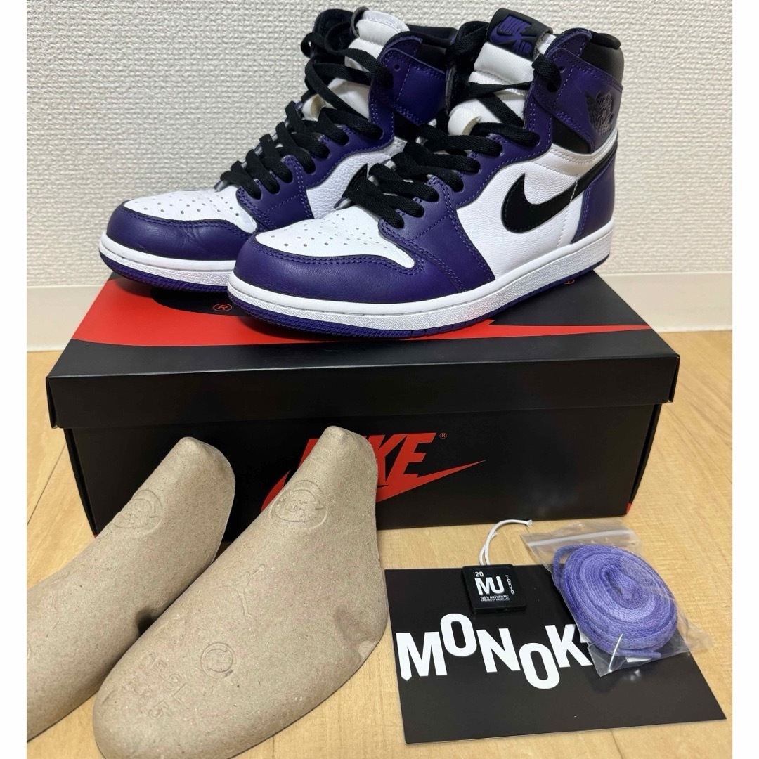 NIKE(ナイキ)のNike Air Jordan 1 Retro High OG コートパープル メンズの靴/シューズ(スニーカー)の商品写真