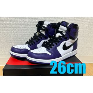 ナイキ(NIKE)のNike Air Jordan 1 Retro High OG コートパープル(スニーカー)