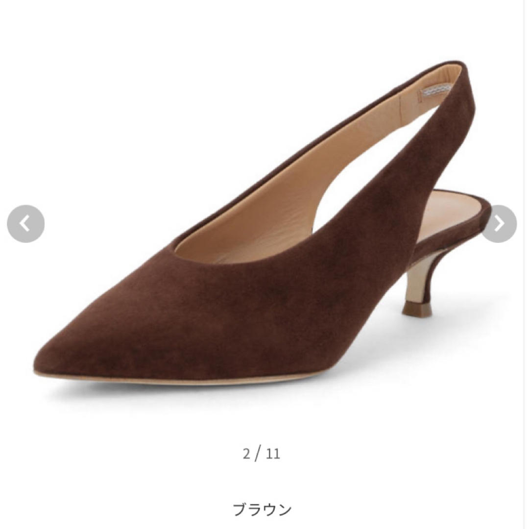 DEUXIEME CLASSE(ドゥーズィエムクラス)の【BRENTELLA/ブレンテッラ】 MIRIAM バックストラップパンプス レディースの靴/シューズ(ハイヒール/パンプス)の商品写真