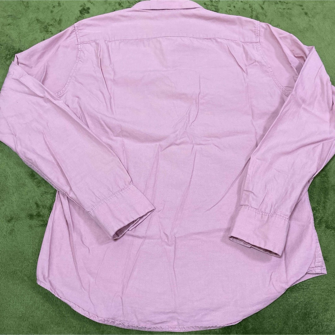 GU(ジーユー)のGU ジーユー　メンズ　シャツ　ピンク　長袖　S   メンズのトップス(シャツ)の商品写真