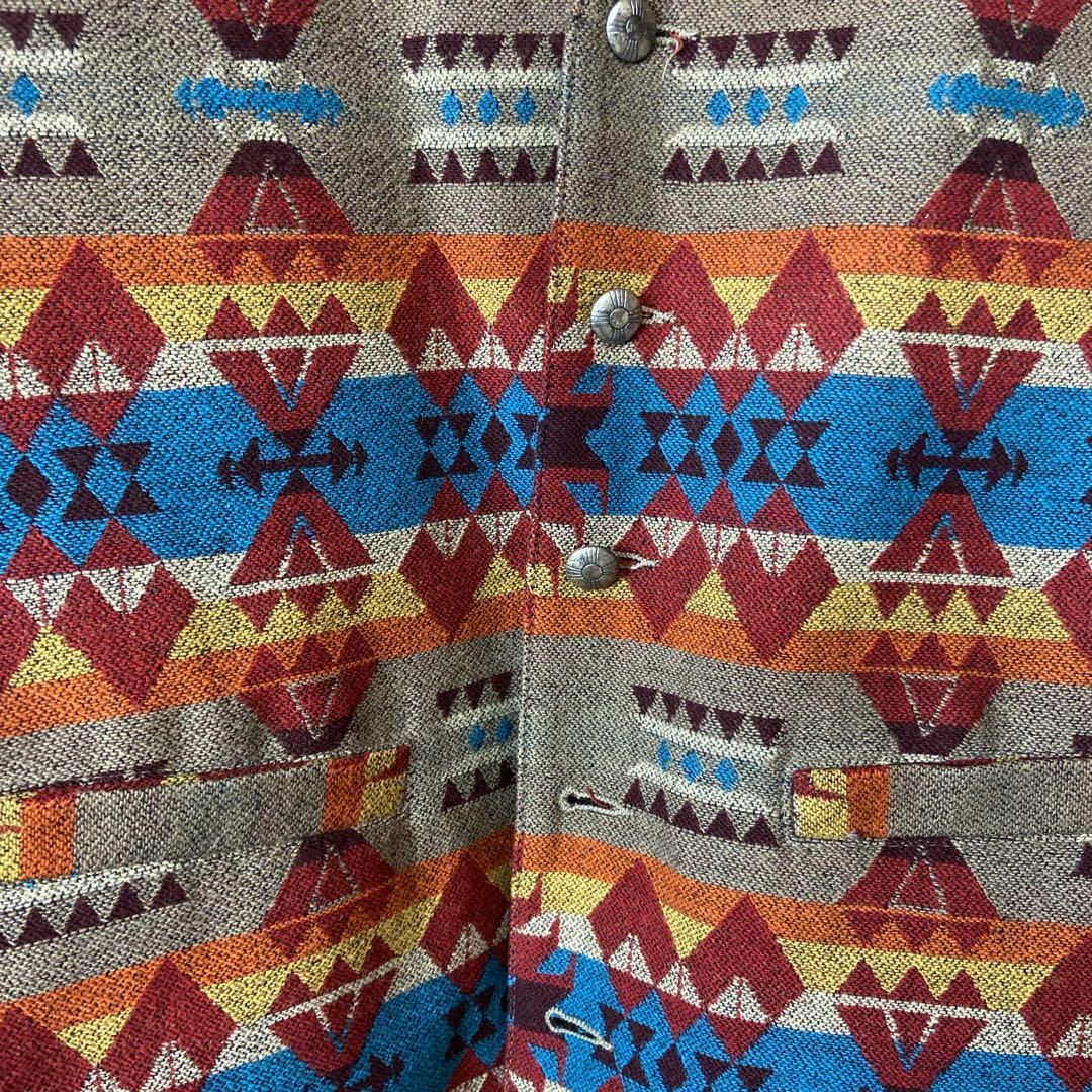 PENDLETON(ペンドルトン)の【タグ付き、オールシーズン使える1枚◎】PENDLETONチマヨ柄マルチカラー メンズのトップス(ベスト)の商品写真