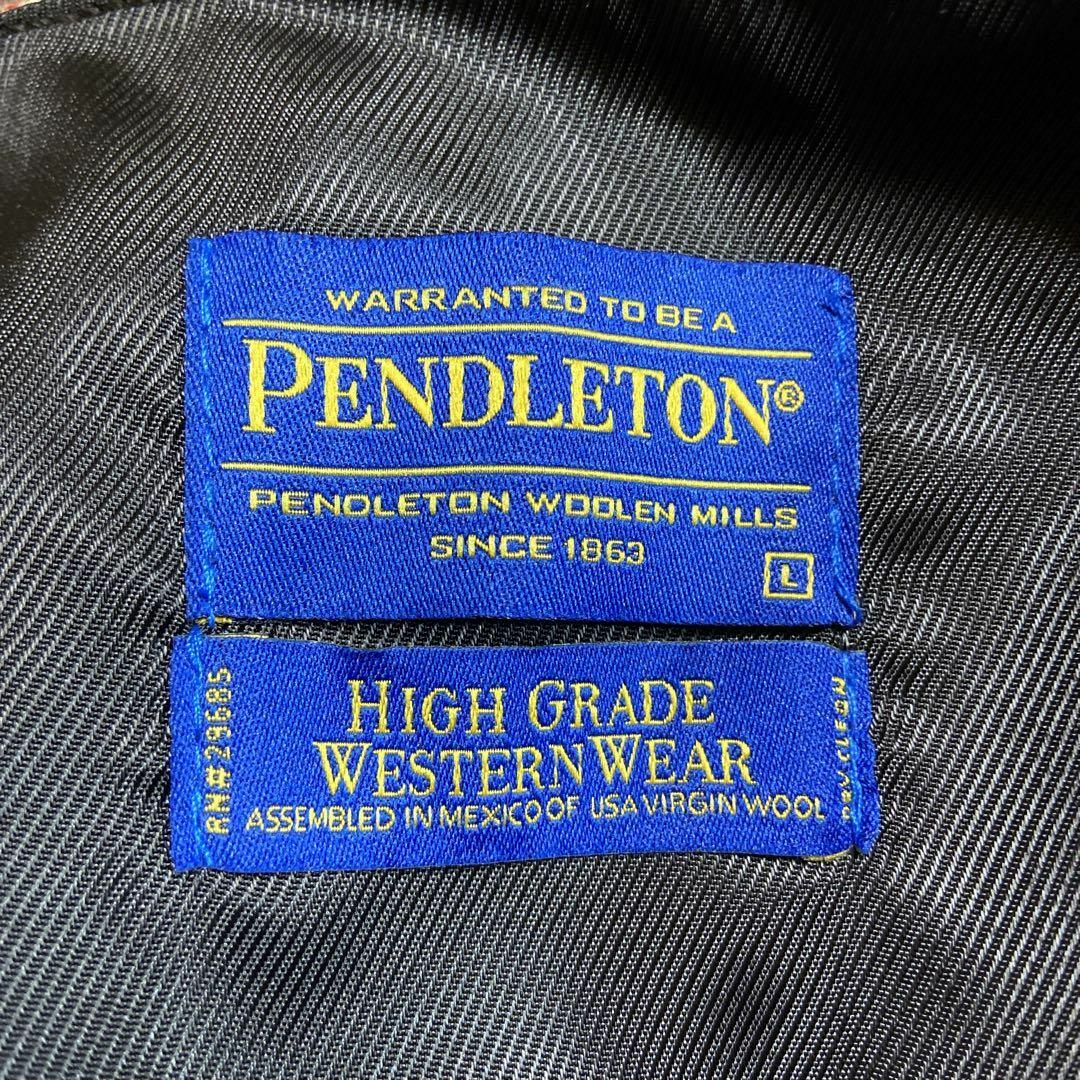 PENDLETON(ペンドルトン)の【タグ付き、オールシーズン使える1枚◎】PENDLETONチマヨ柄マルチカラー メンズのトップス(ベスト)の商品写真