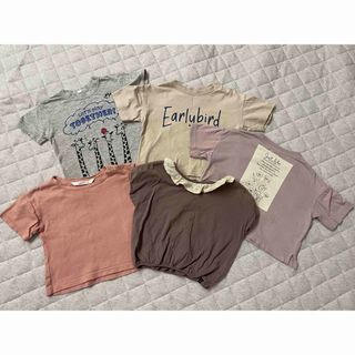 Tシャツ90.95センチ　5枚セット　女児