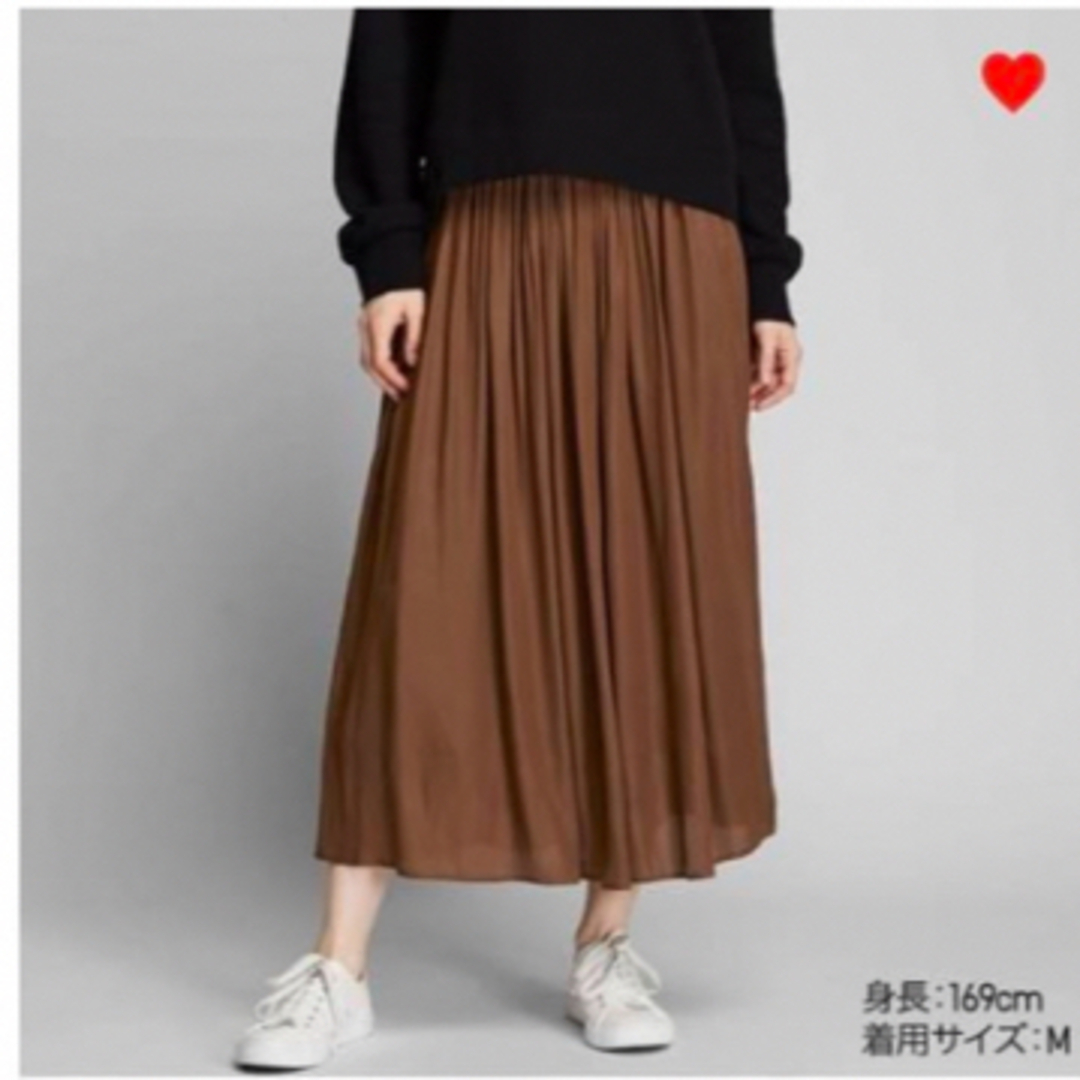 UNIQLO(ユニクロ)の新品タグ付き　ユニクロ　ギャザースカート レディースのスカート(ロングスカート)の商品写真