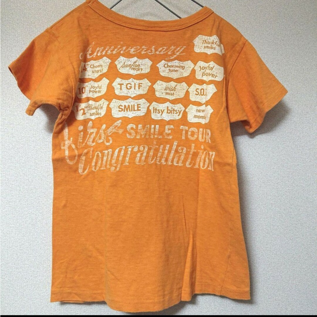 DENIM DUNGAREE(デニムダンガリー)の《DENIM&DUNGAREE》USED加工 プリント Tシャツ キッズ/ベビー/マタニティのキッズ服女の子用(90cm~)(Tシャツ/カットソー)の商品写真
