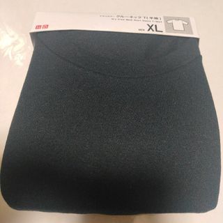 ユニクロ(UNIQLO)のユニクロ　ドライカラー　クルーネックT　半袖　XL　Black(Tシャツ/カットソー(半袖/袖なし))