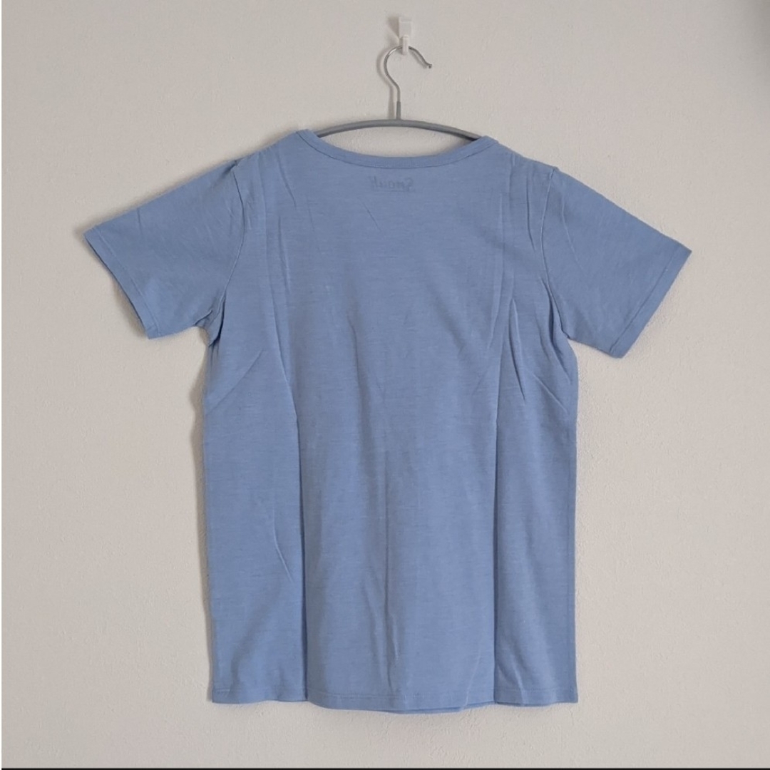 【新品】タグ付き　ペンギンＴシャツ　Lサイズ　ブルー系 レディースのトップス(Tシャツ(半袖/袖なし))の商品写真