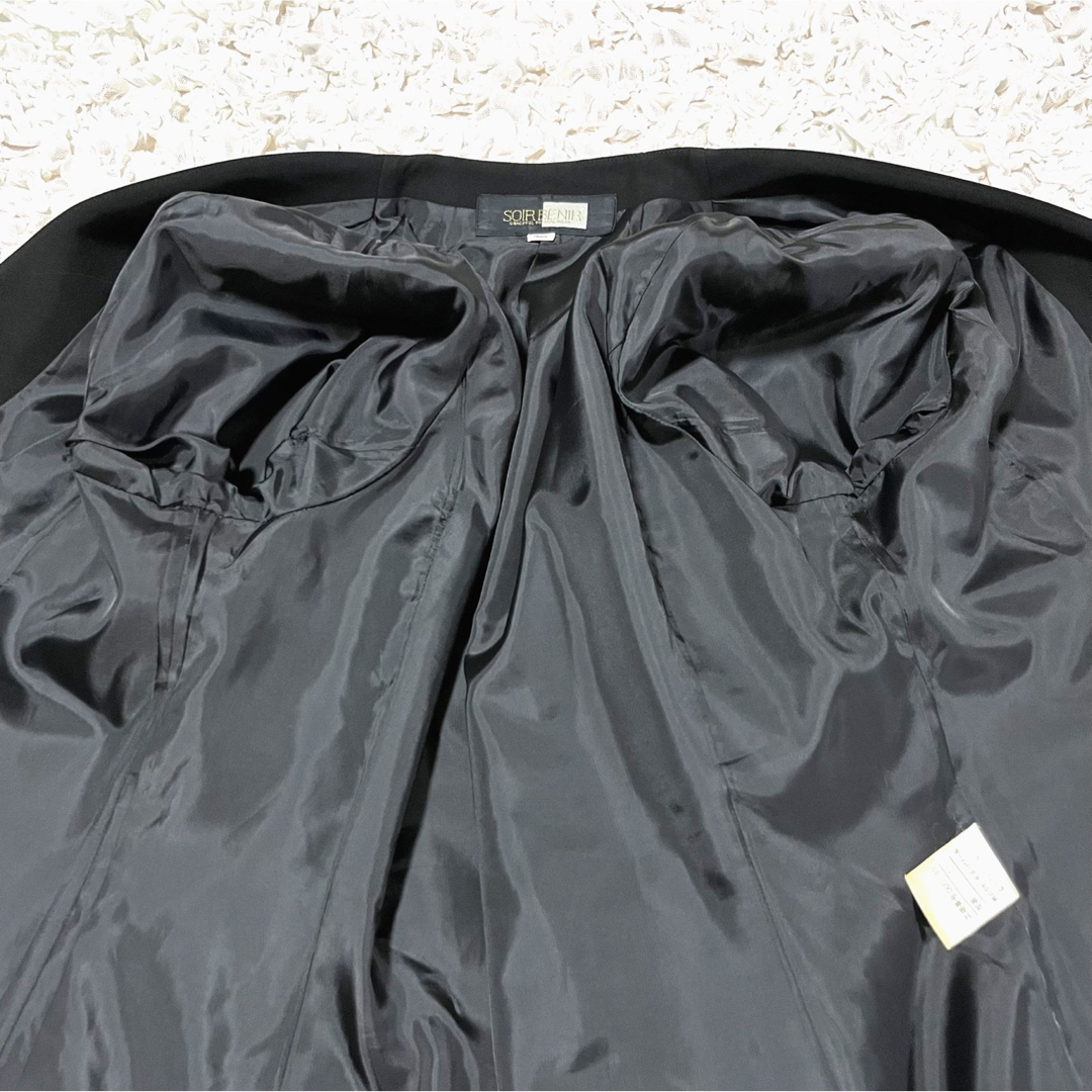 TOKYO SOIR(トウキョウソワール)のソワールべニール 3点 フォーマル スーツ セットアップ スカート 13 XL レディースのフォーマル/ドレス(礼服/喪服)の商品写真