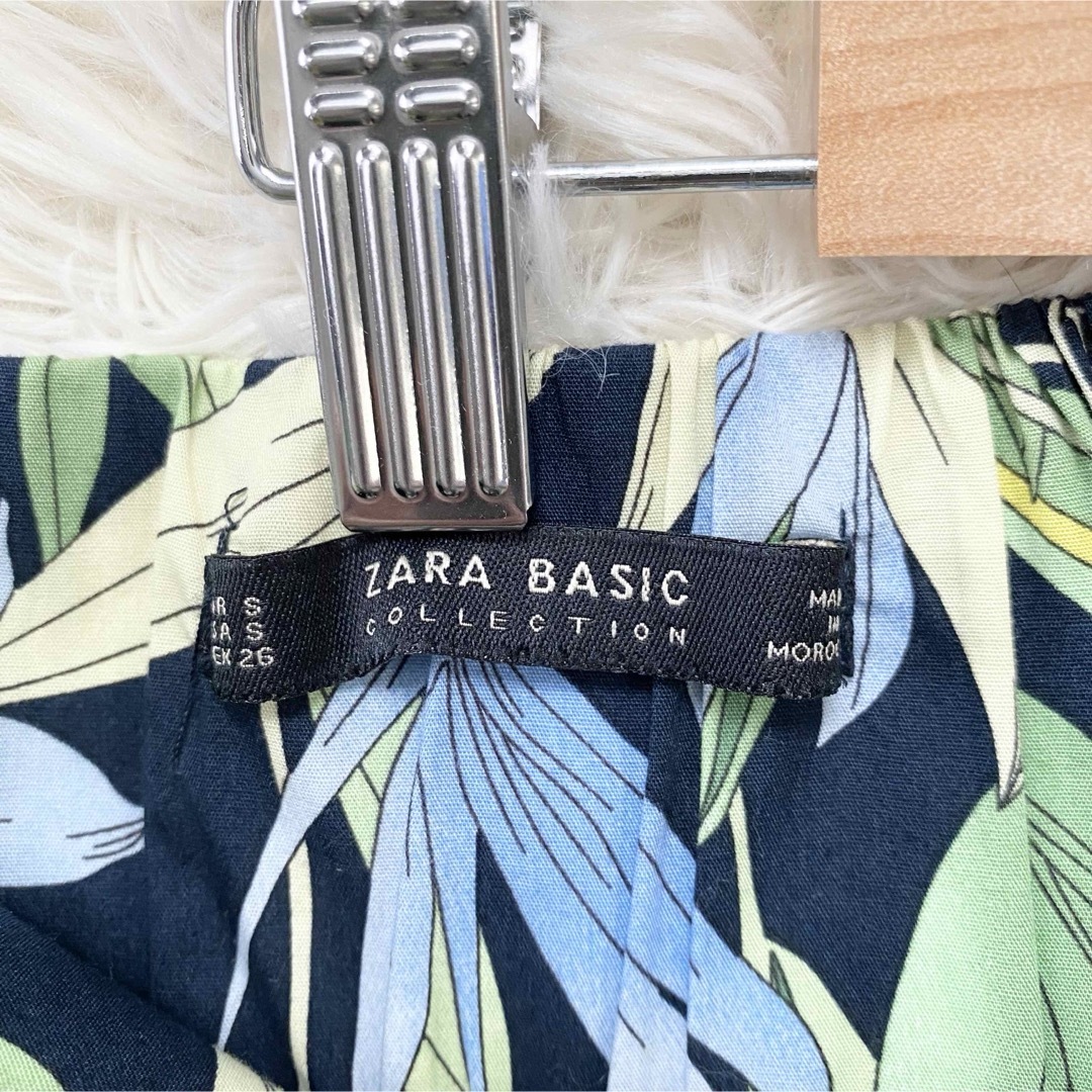 ZARA(ザラ)の【ZARA BASIC】ボタニカルプリントフレアスカート コットン100 S レディースのスカート(ロングスカート)の商品写真