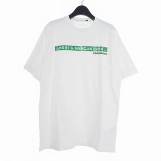 ディースクエアード(DSQUARED2)のディースクエアード マート＆マーカス ロゴ Tシャツ 半袖 XXS ホワイト(Tシャツ/カットソー(半袖/袖なし))