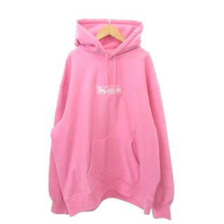 Supreme - シュプリーム 21FW ボックスロゴ パーカー 裏起毛 XL ピンク カナダ製