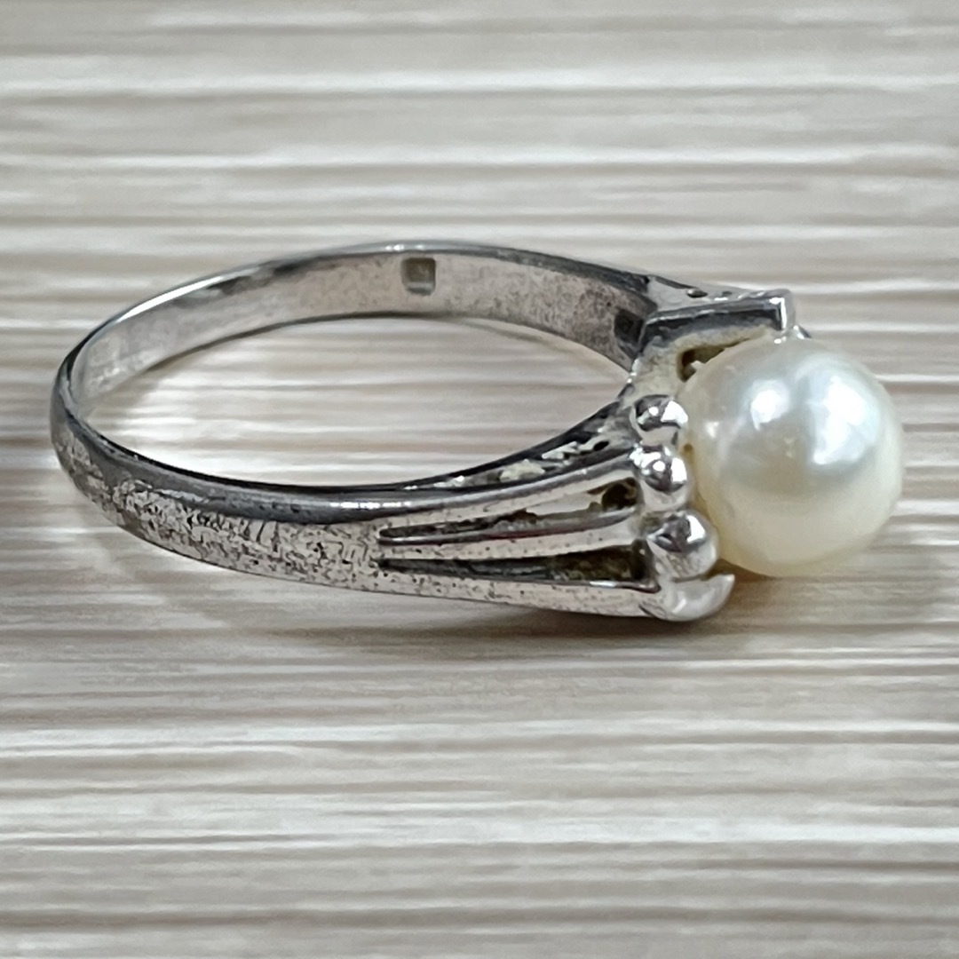 【silver】真珠 6mmリング レディースのアクセサリー(リング(指輪))の商品写真