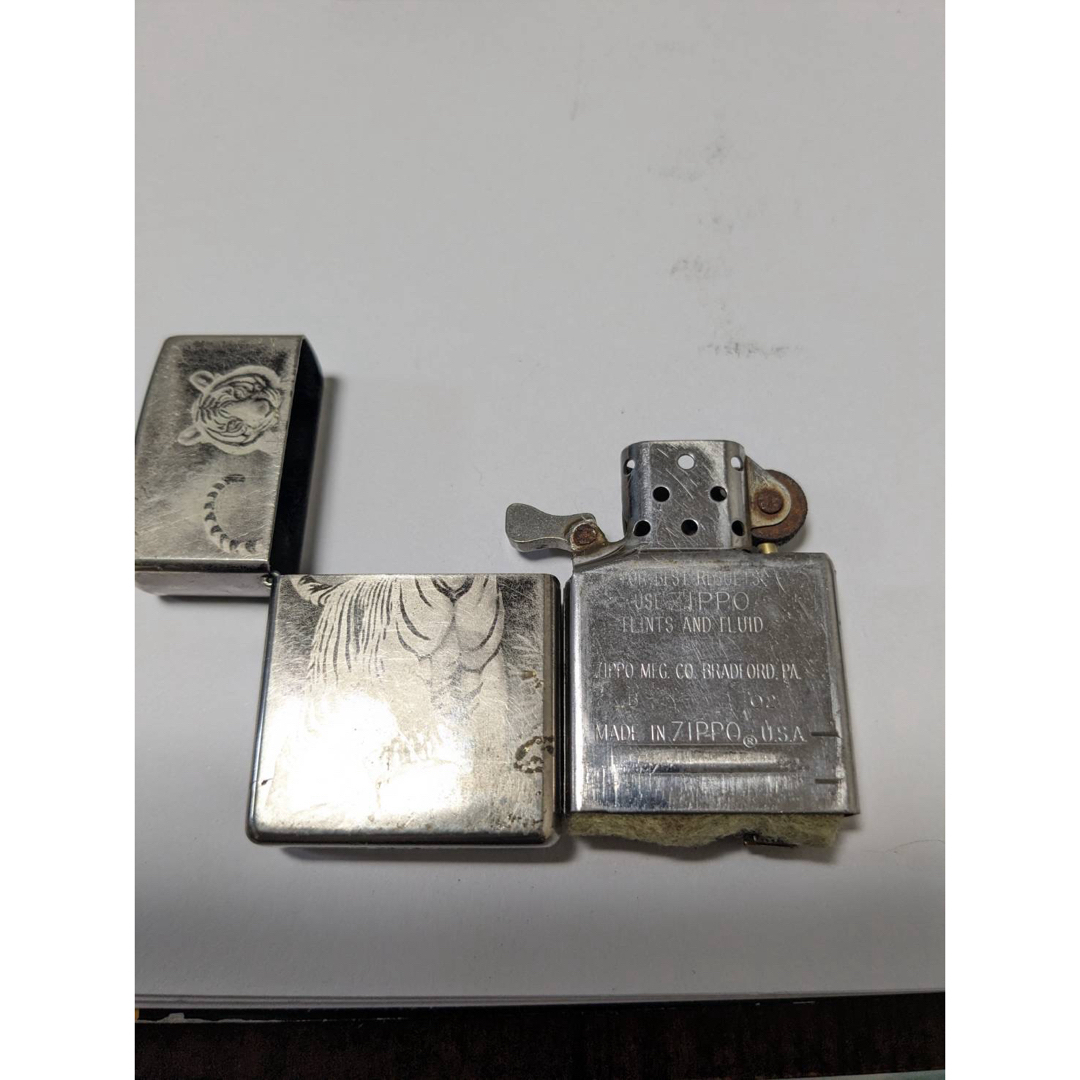 ZIPPO  2本  (ジャンク品) ハンドメイドのハンドメイド その他(その他)の商品写真