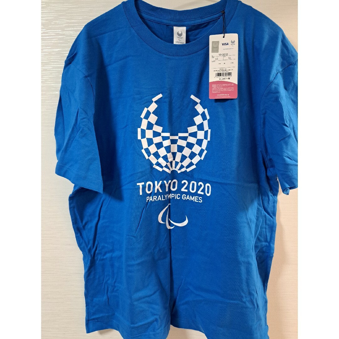 東京パラリンピック　オリンピック　ユニセックス　Tシャツ　新品　ブルー メンズのトップス(Tシャツ/カットソー(半袖/袖なし))の商品写真