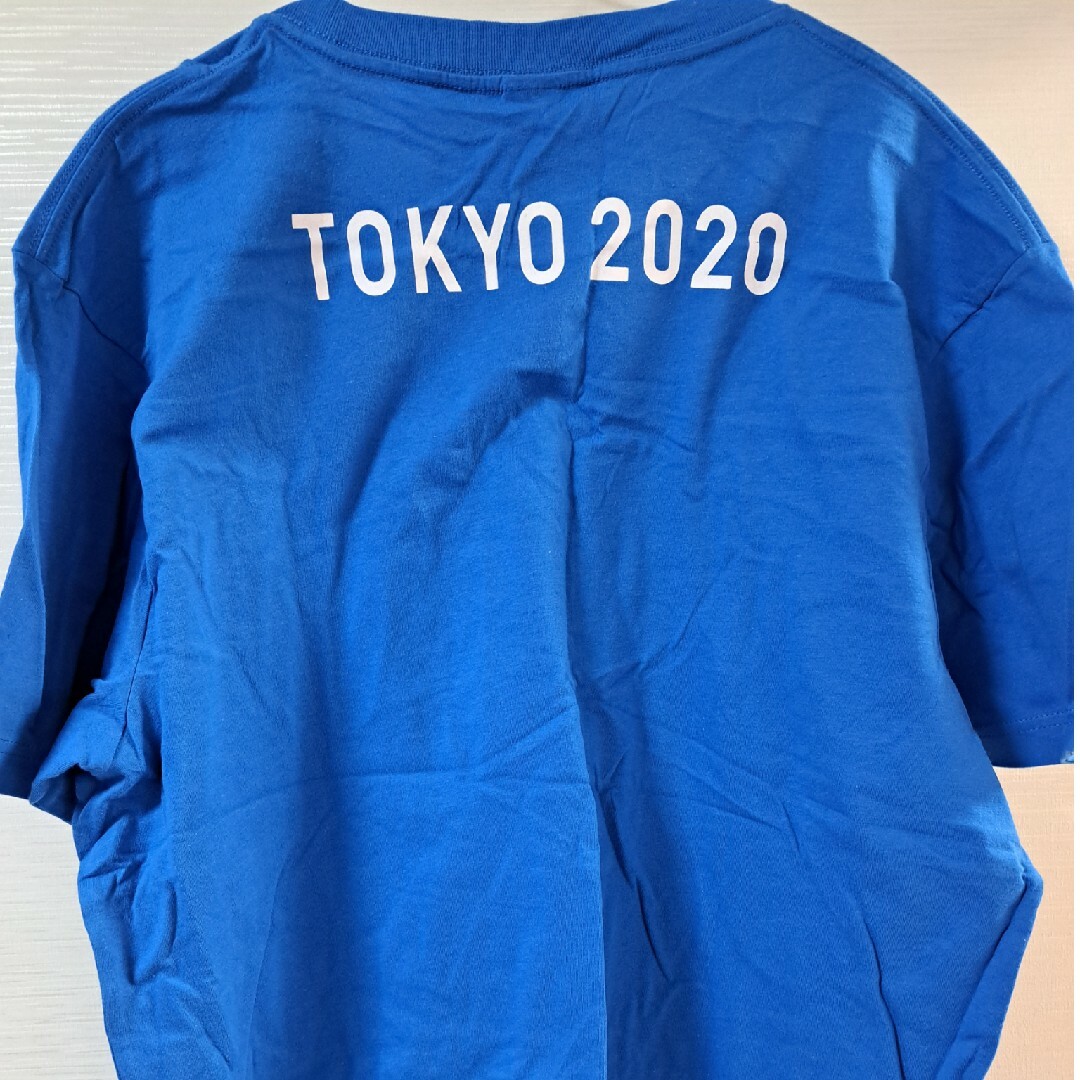 東京パラリンピック　オリンピック　ユニセックス　Tシャツ　新品　ブルー メンズのトップス(Tシャツ/カットソー(半袖/袖なし))の商品写真