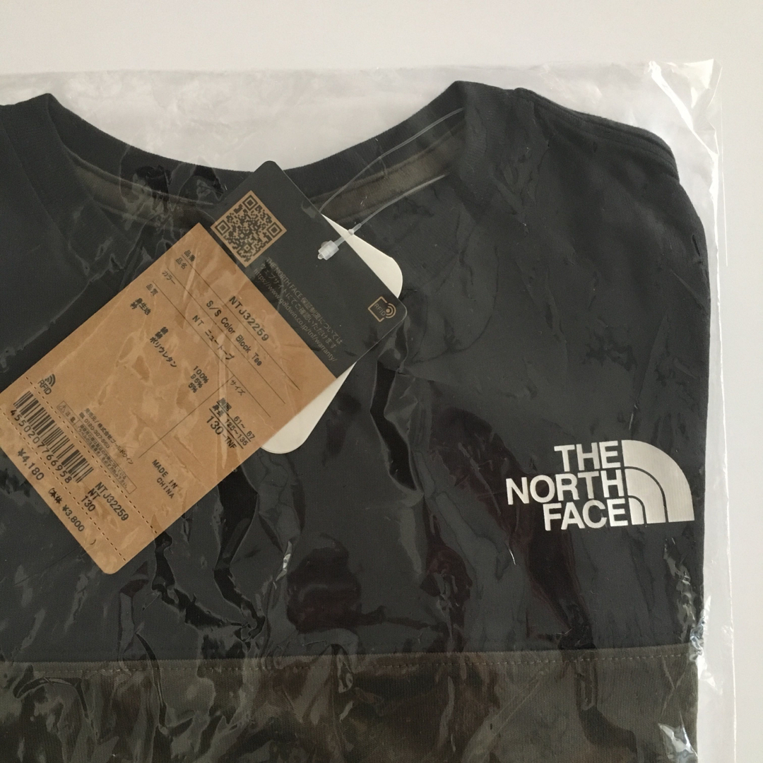 THE NORTH FACE(ザノースフェイス)の新品◇THE NORTH FACE◇カラーブロックTシャツ◇130◇パタゴニア/ キッズ/ベビー/マタニティのキッズ服男の子用(90cm~)(Tシャツ/カットソー)の商品写真